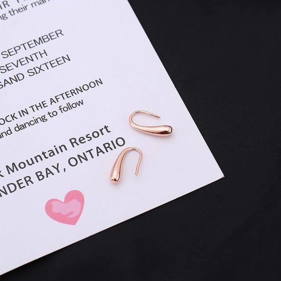 *NEW 925 Sterling Silver Waterdrop Earrings - Picture 3 of 8